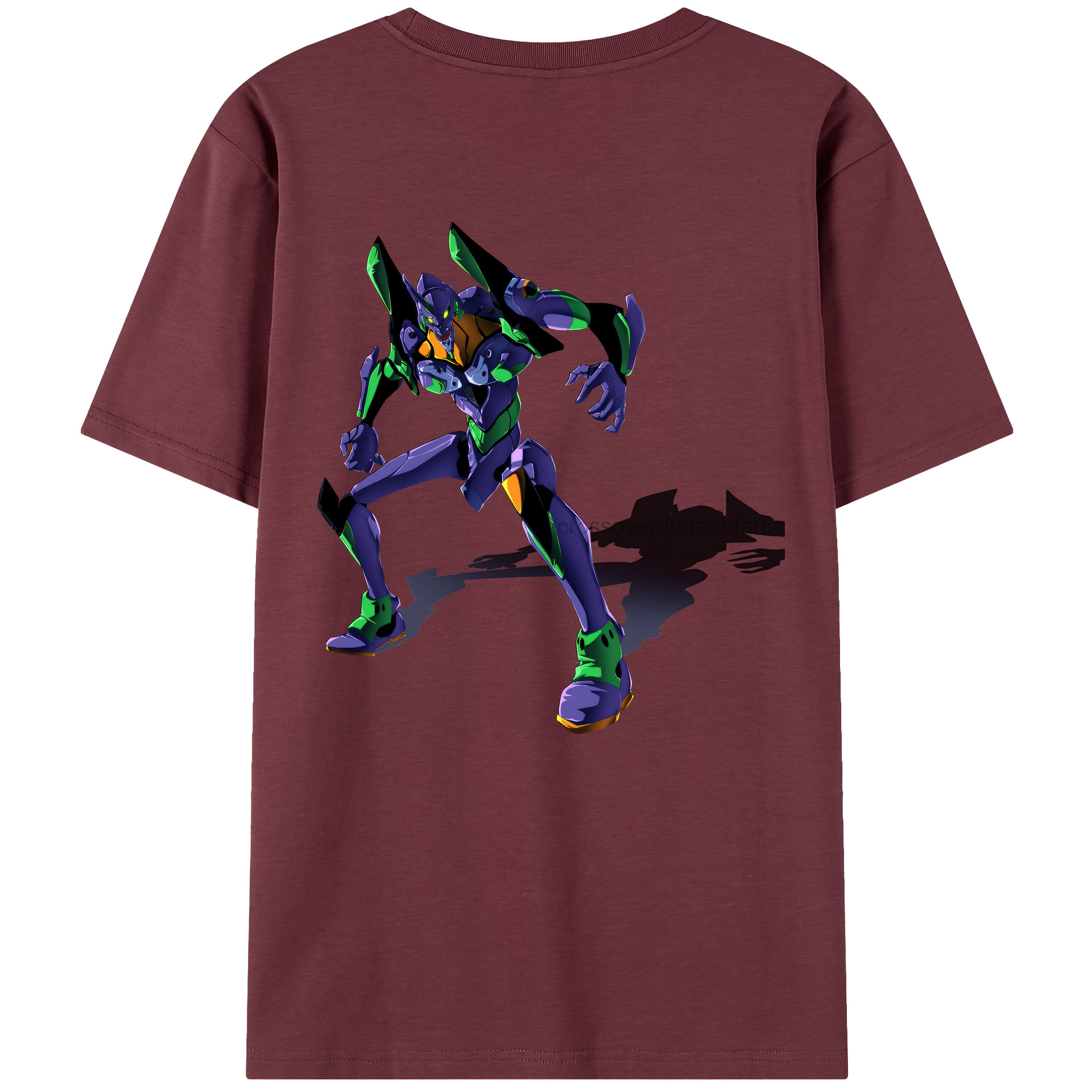 （画像用） EVA 新世紀エヴァンゲリオン 綿100％半袖Tシャツ（背面プリント）